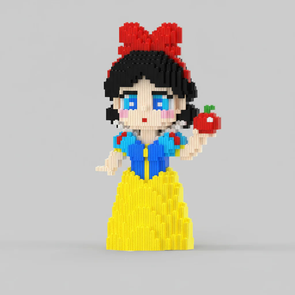 Prinzessin mit Apfel | Bausteine
