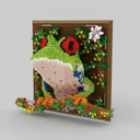 Frosch auf Bauplatte | Bausteine