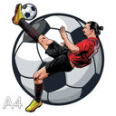 Zlatan Ibrahimović Fallrückzieher | 2D Holzpuzzle