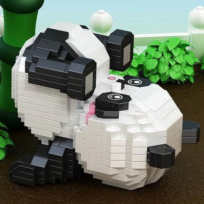 Liegender Panda
