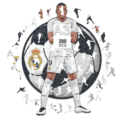 Kylian Mbappé | 2D Holzpuzzle