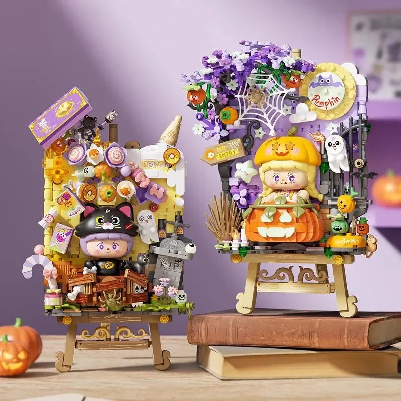 Halloween-Bild  | Bausteine