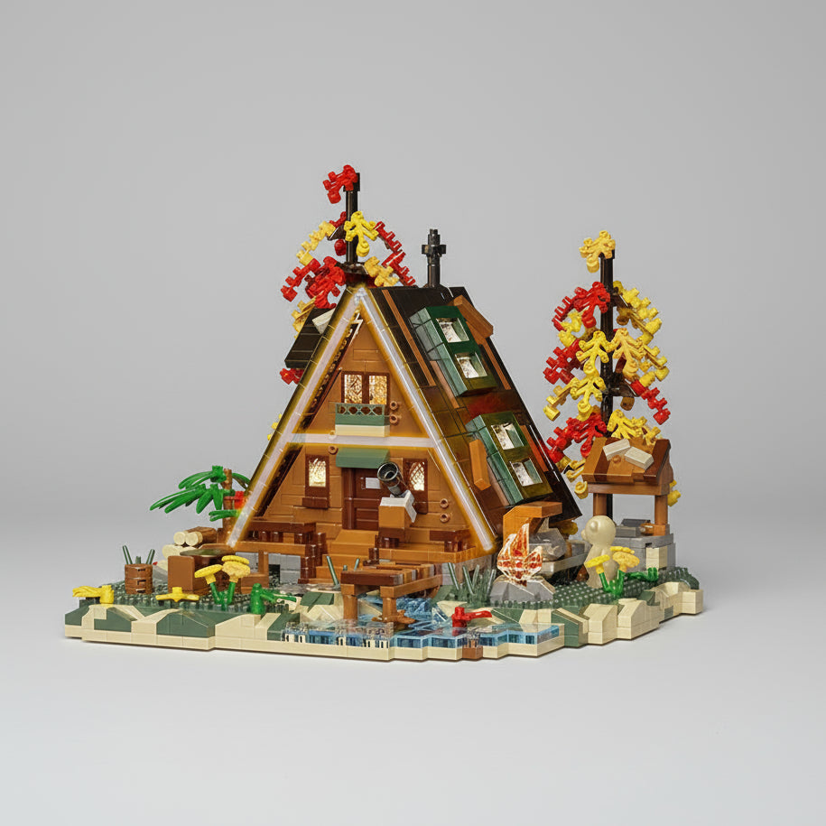 Herbsthaus mit Baumhaus | Bausteine