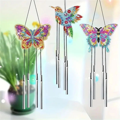 Schmetterling Windspiel | Diamond Painting