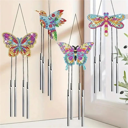 Schmetterling Windspiel | Diamond Painting
