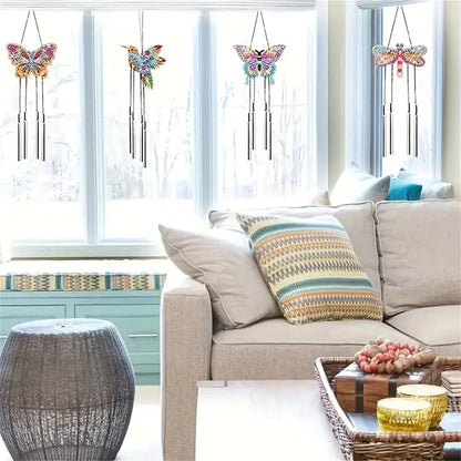 Schmetterling Windspiel | Diamond Painting
