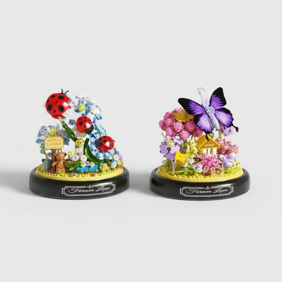 Lila Schmetterlingsgarten | Bausteine