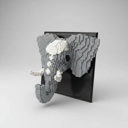 Elefanten auf dem Baubrett  | Bausteine