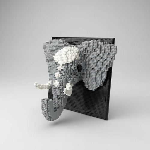 Elefanten auf dem Baubrett  | Bausteine