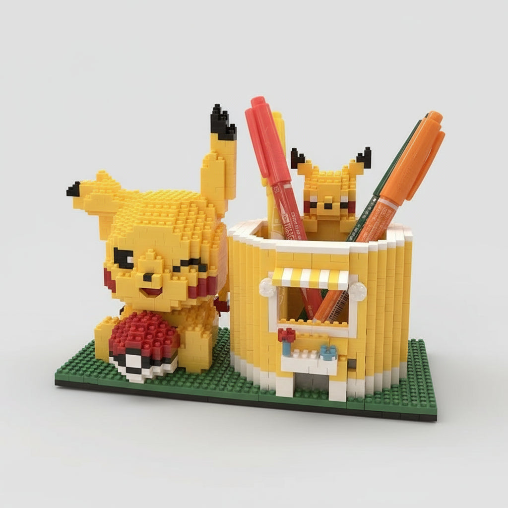 Blitzwesen mit Stiftehalter | Bausteine