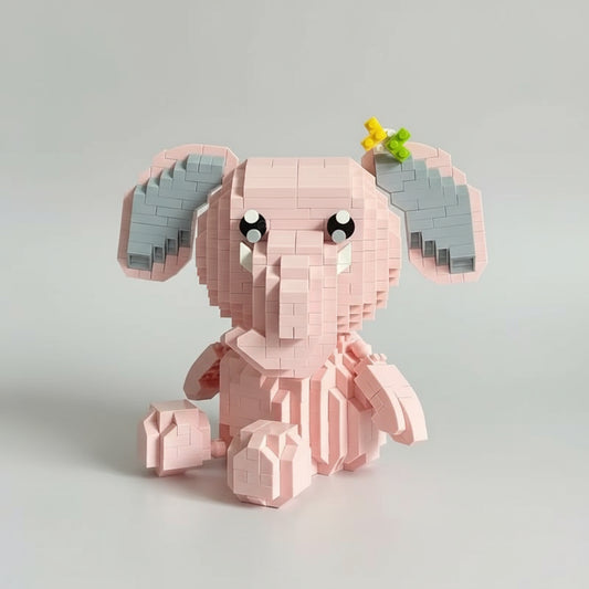 Rosa Elefant  | Bausteine