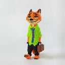 Fuchs im grünen Anzug  | Bausteine