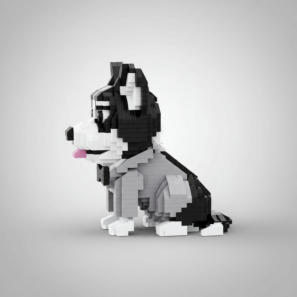 Niedlicher Husky  | Bausteine