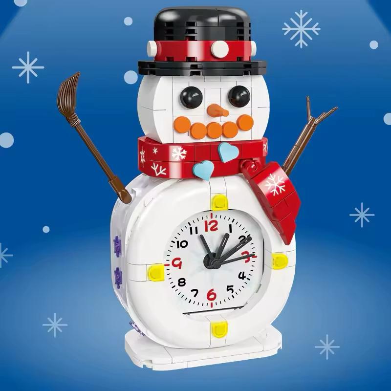 Schneemann-Uhr | Bausteine