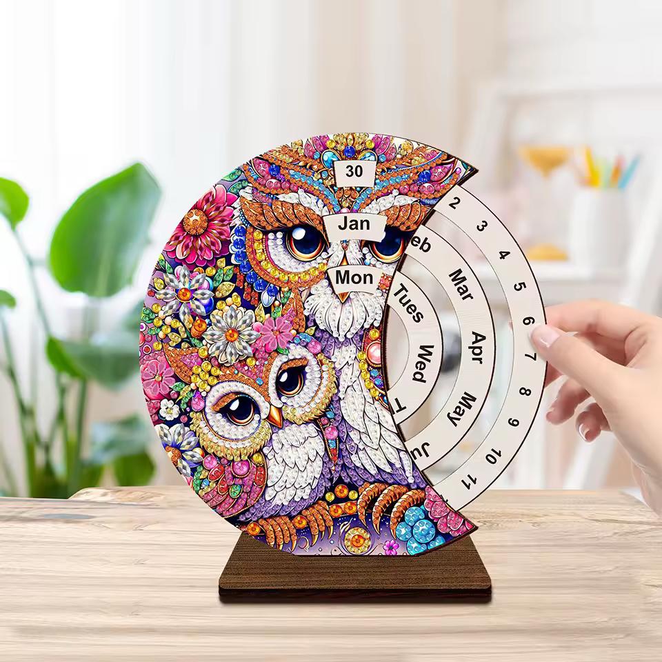 Eulen | Kalender | Diamond painting