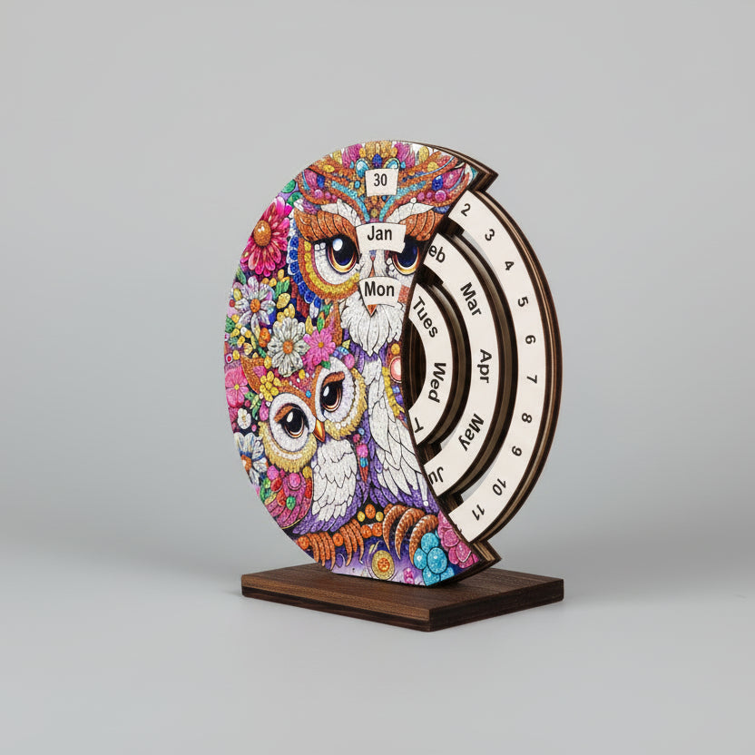 Eulen | Kalender | Diamond painting