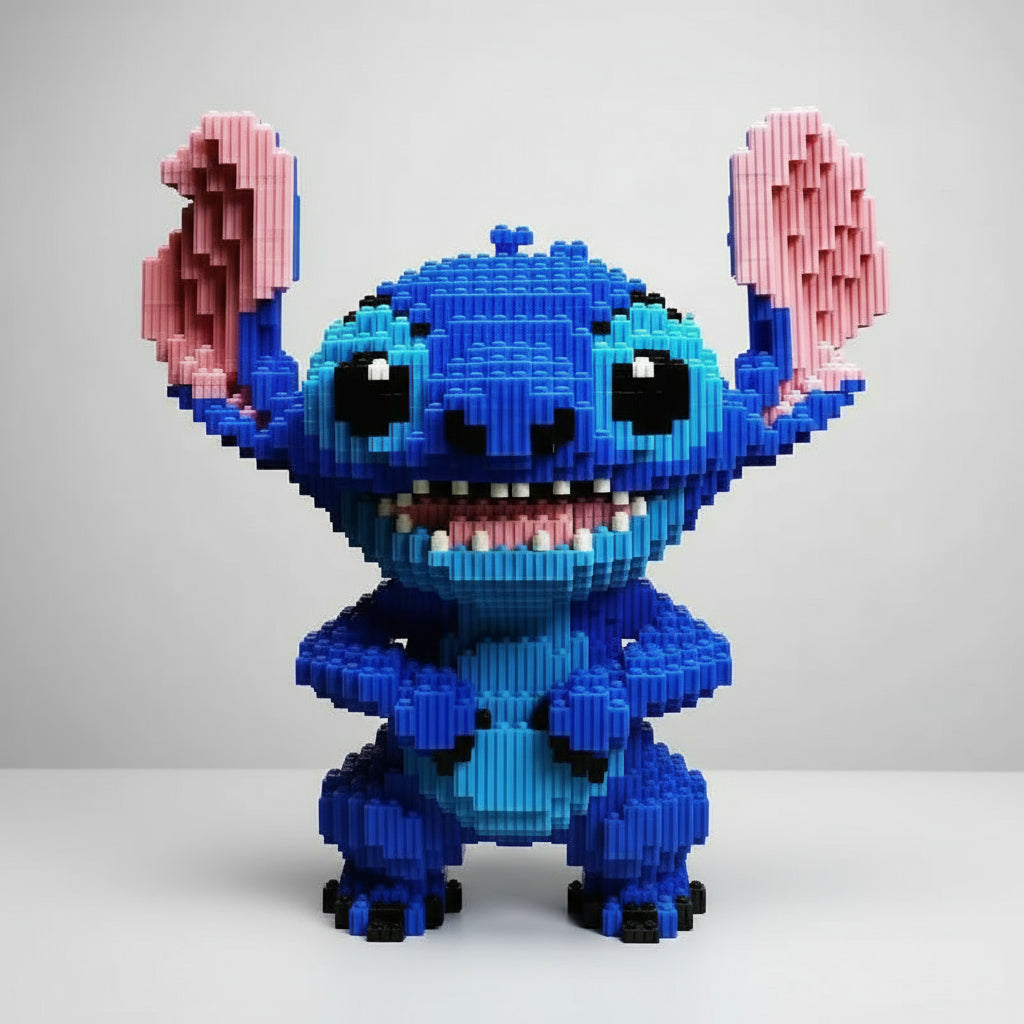 Süßes blaues Wesen | Bausteine