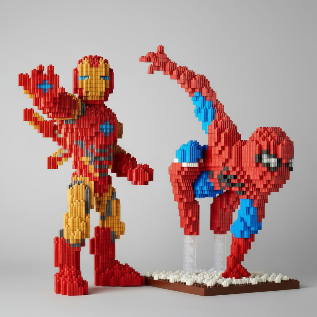 Roter Superheld  | Bausteine