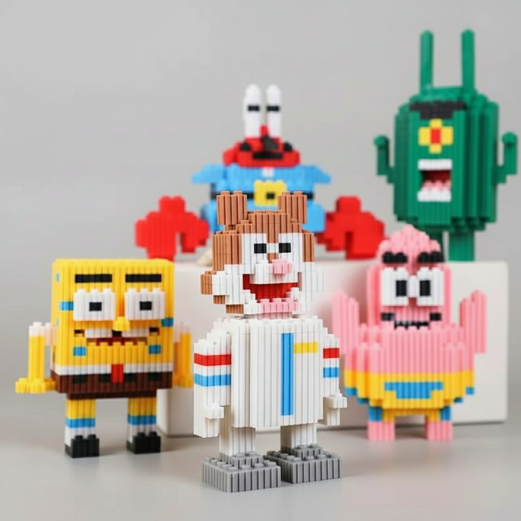 Mini-Schwamm-Familie  | Bausteine