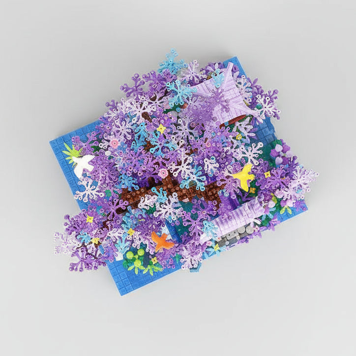 Bauminsel mit Wasserfall  | Bausteine