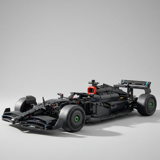 MEGA Schwarzer Rennwagen | Bausteine