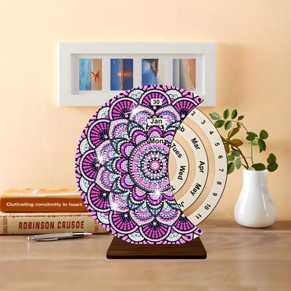 Lila Mandala | Kalender | Diamond Painting