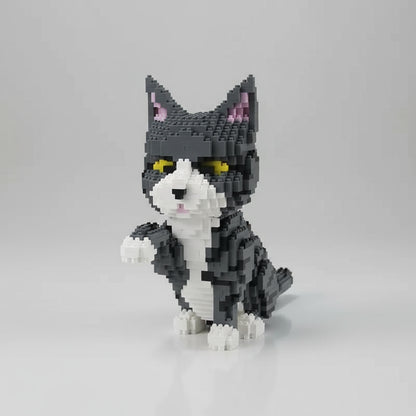 Graue Katze | Bausteine