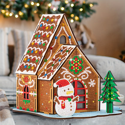 Weihnachtshaus | Bausatz | Diamond Painting