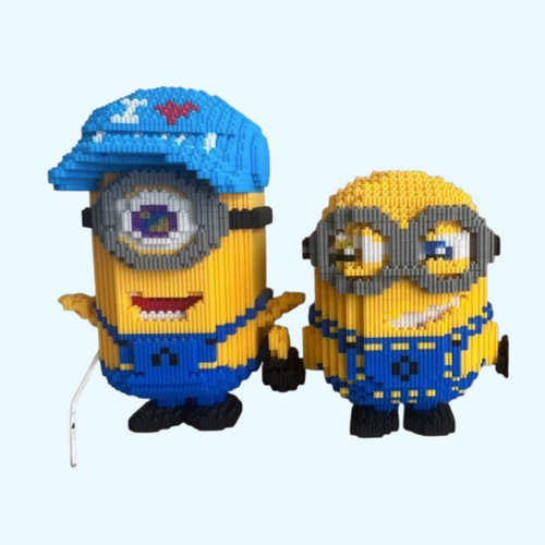 Verrückte Gelbe Wesen Familie | Bausteine