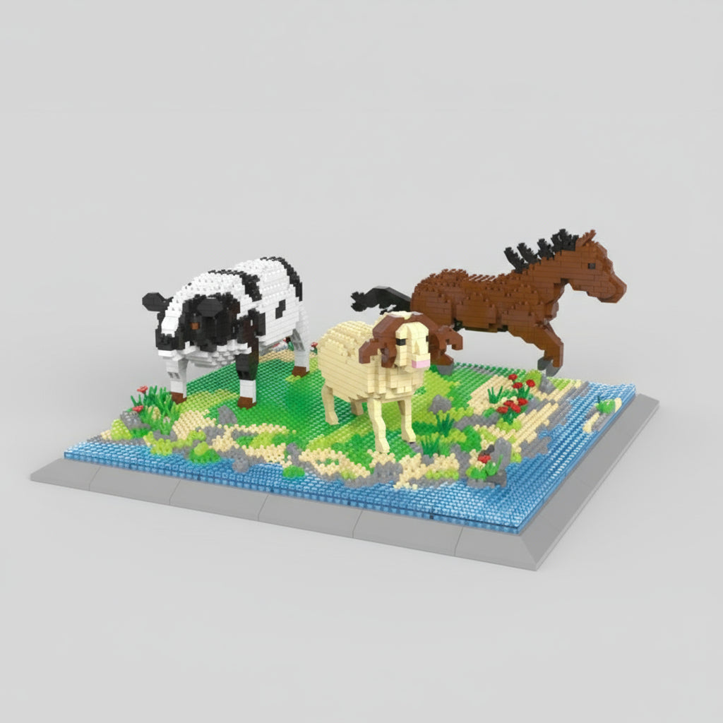 Alle Land- und Himmelstiere  | Bausteine