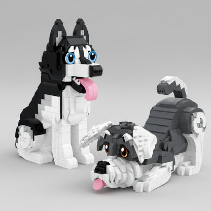 Liegender Schnauzer | Bausteine