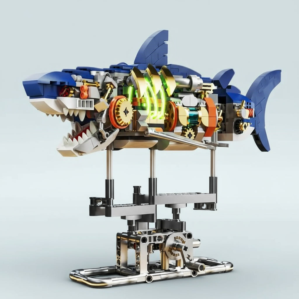 Beweglichen Hai | Bausteine