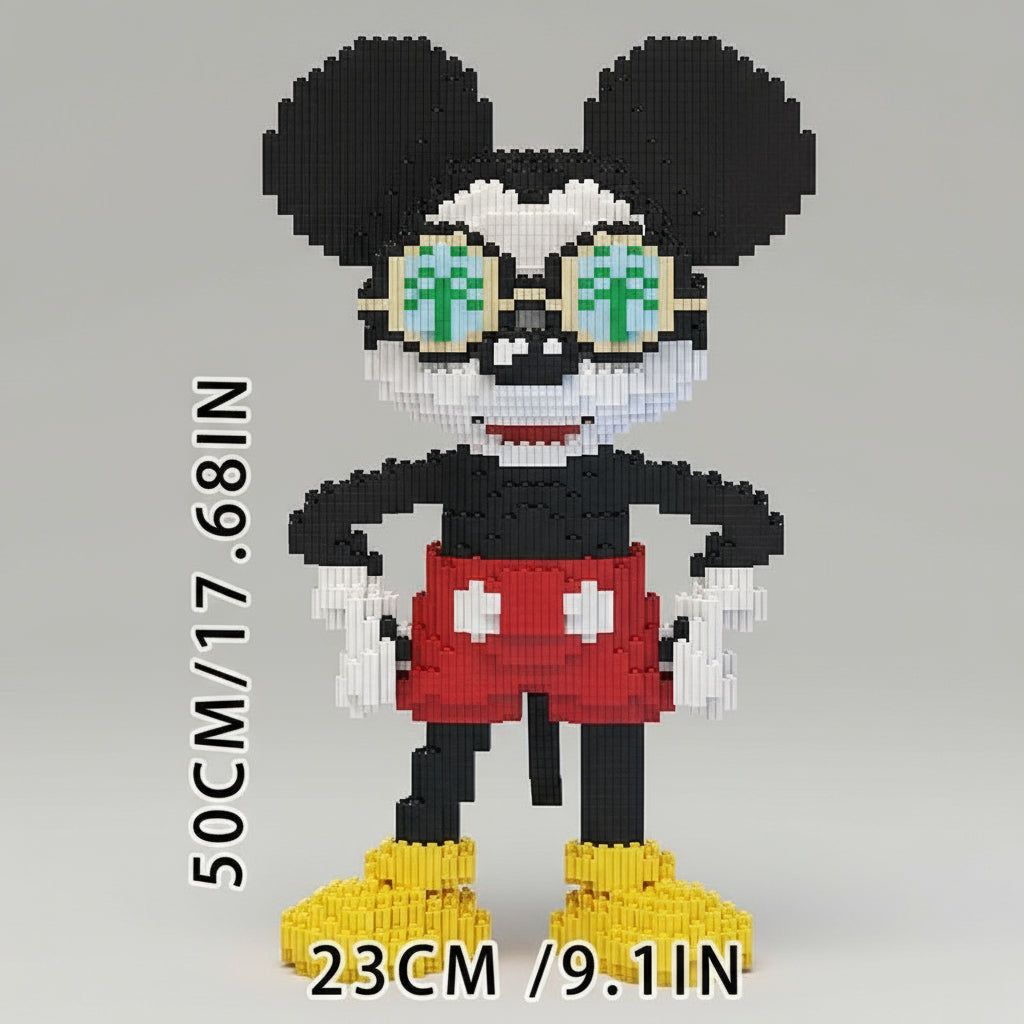 MEGA Maus mit Brille | Bausteine