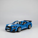 Cooler Blauer Sportwagen | Bausteine