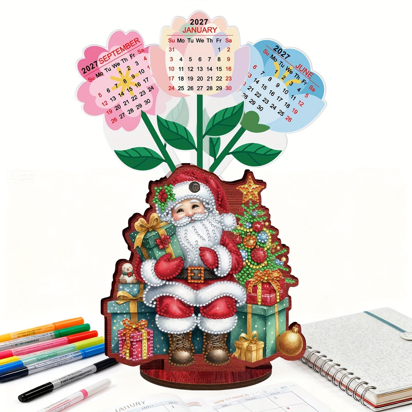 Sitzender Weihnachtsmann | Kalender | Diamond Painting