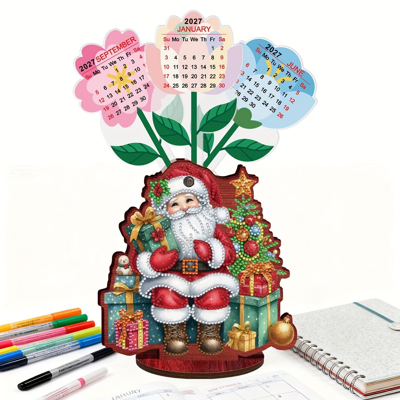 Sitzender Weihnachtsmann | Kalender | Diamond Painting