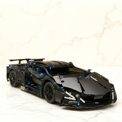 Luxus Schwarzer Sportwagen | Bausteine
