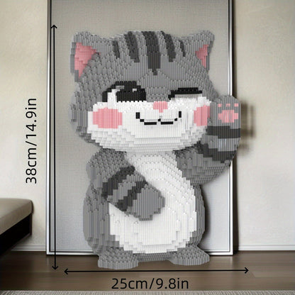 Liebe Graue Katze | Bausteine