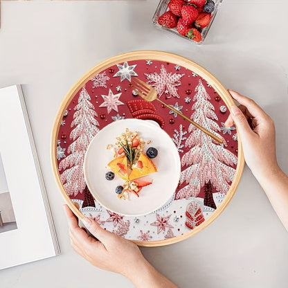 Schneemann | Tablett | Diamond Painting