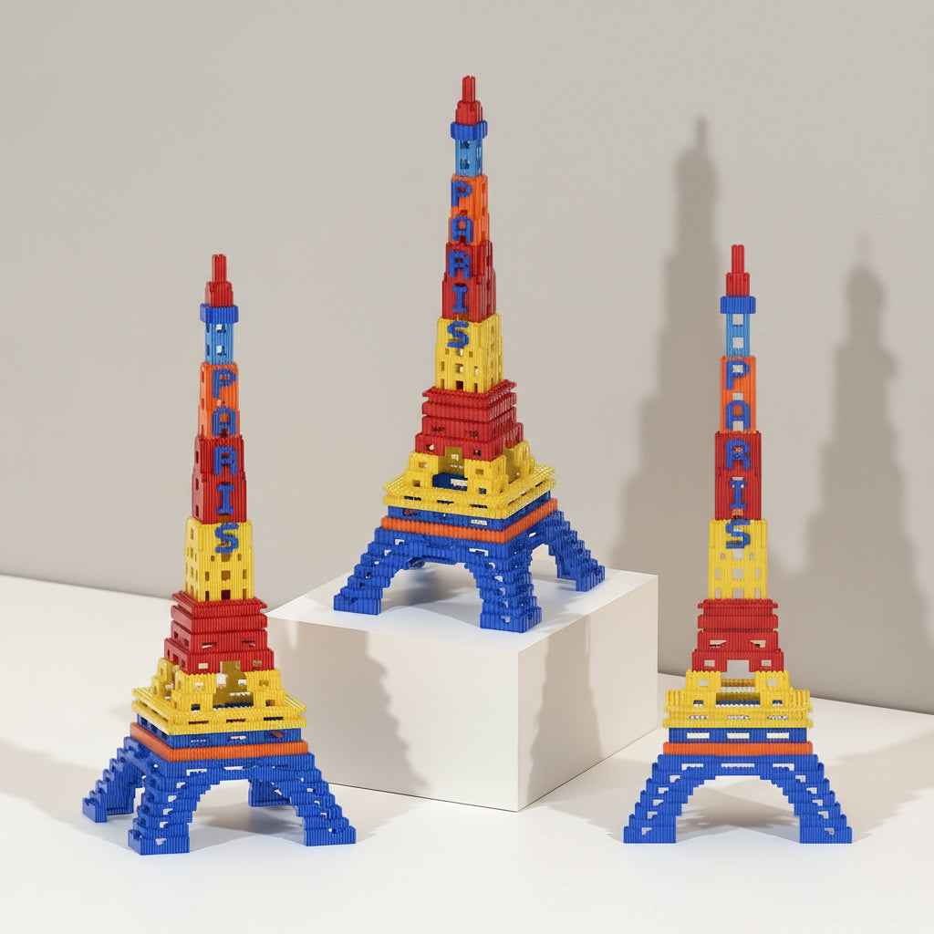 Bunte Eiffelturm | Bausteine