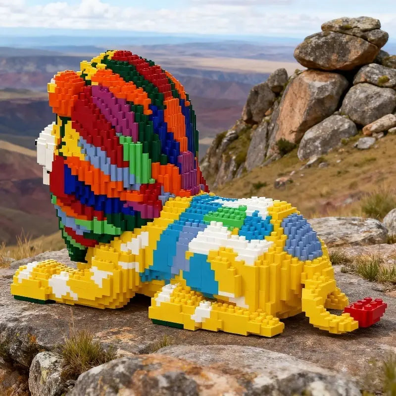 Liegender Löwe | Bausteine