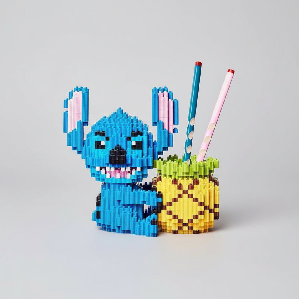 Blaues Wesen mit Ananas  | Bausteine