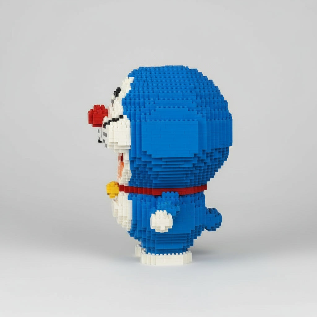 Blaue Roboterkatze | Bausteine