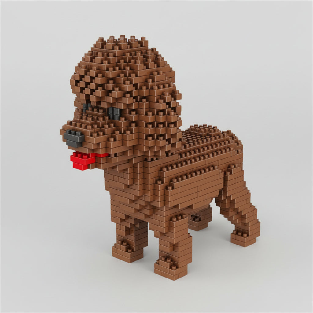 Brauner Pudel  | Bausteine