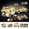 Cabrio mit Caravan - Morgen zu Hause