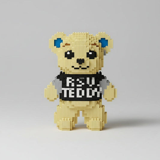 Stehender Teddybär | Bausteine