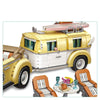 Cabrio mit Caravan - Morgen zu Hause