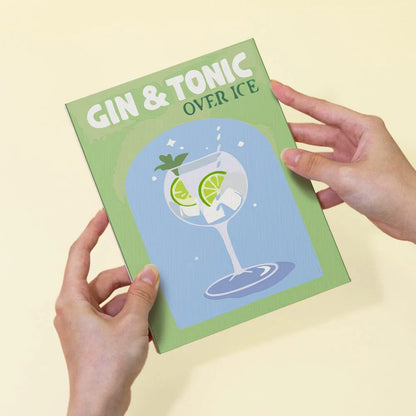 6 Mini-Gemälde | Bunte Cocktail-Kollektion | Malen nach Zahlen