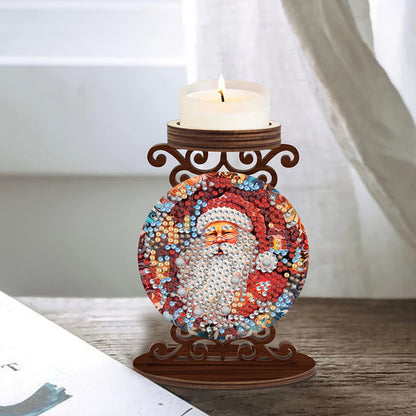 Weihnachtsmann | Kerzenhalter | Diamond Painting