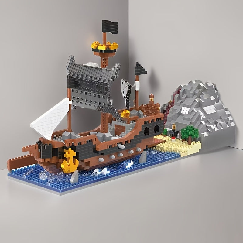 Piratenschiff auf dem Wasser | Bausteine